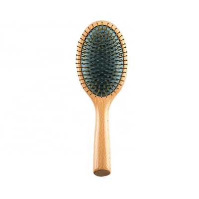 bamboo boar bristle with nylon oval hair brush beech wooden custom oval cushion brush soft bristle hair brush